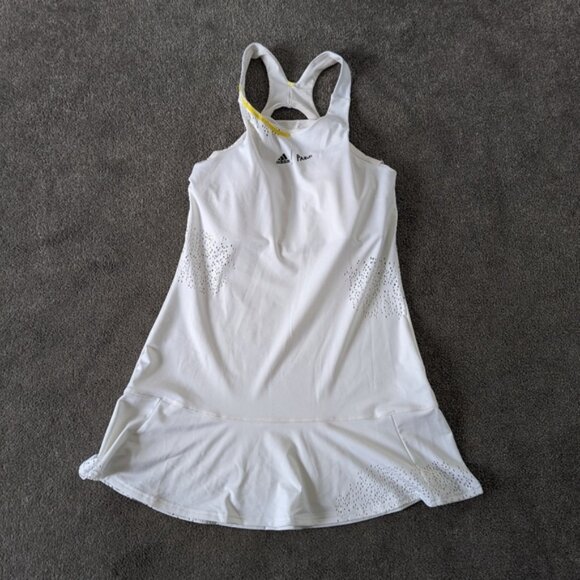 Adidas London Y Dress Women's One Piece Tennis Sports GYM White HT5947 Size XL - Picture 3 of 16